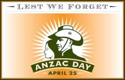 Anzac Day- April 25th- Is an important day in Australias History.